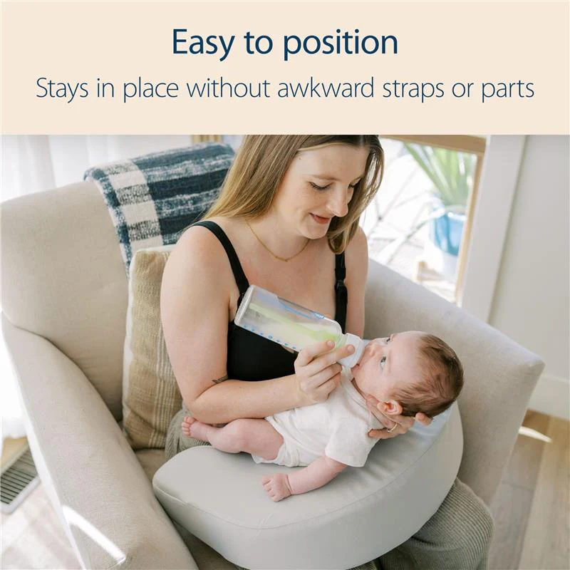 Dr. Brown Feeding & Nursing Lap Support Pillow, Light Gray - Image 5