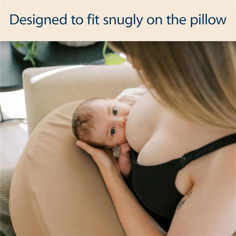 Dr. Brown Lap Support Pillow Cover, Gentle Beige - Image 2