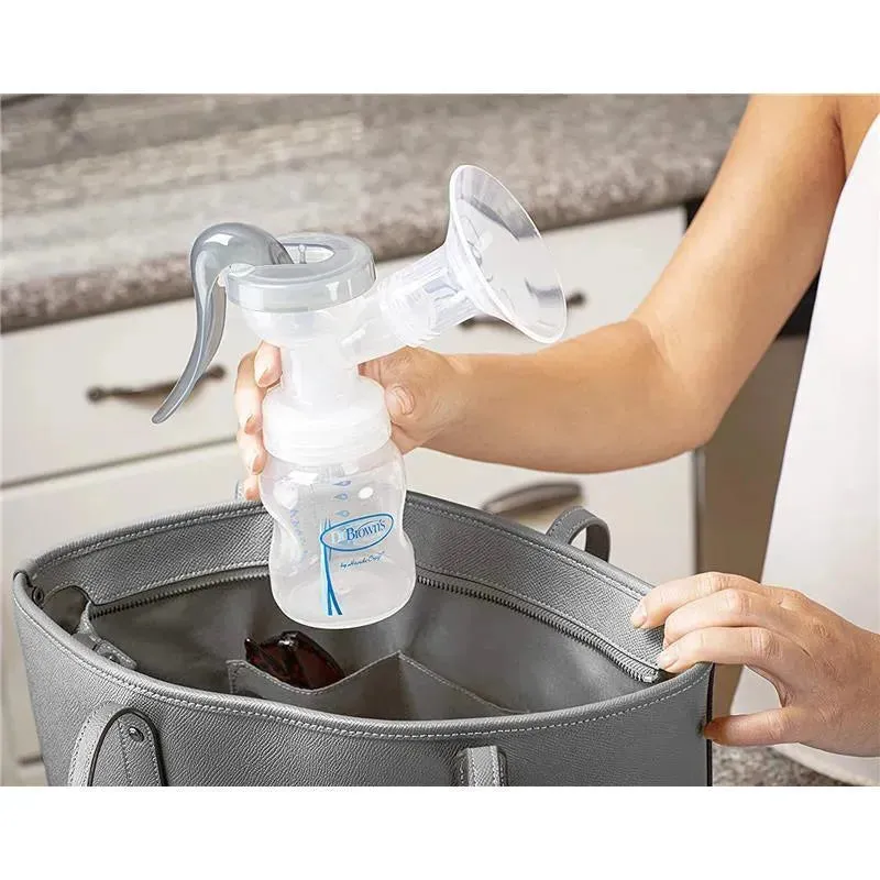 Dr. Brown - Manual Breast Pump with Softshape Silicone Shield - Image 9
