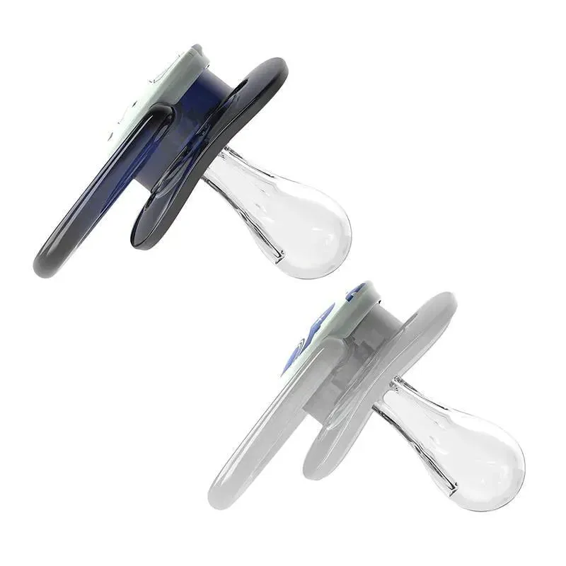 Dr. Brown’s Advantage Glow-in-the-Dark Pacifiers, 2 Count BLUE, 0-6 months - Image 3