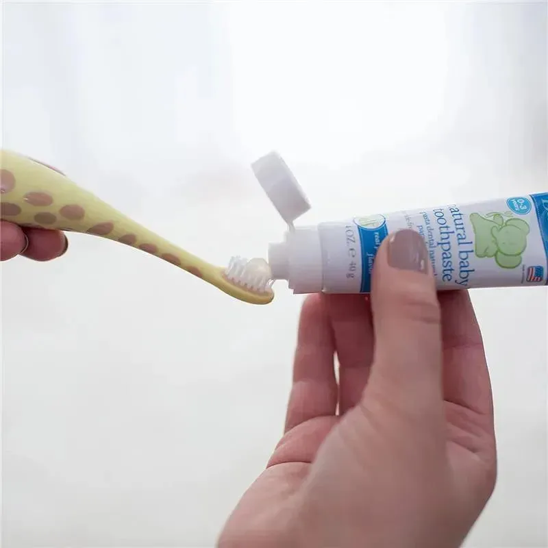 Dr. Brown - Training Toothbrush Set with Strawberry Fluoride-Free Toothpaste - Image 4