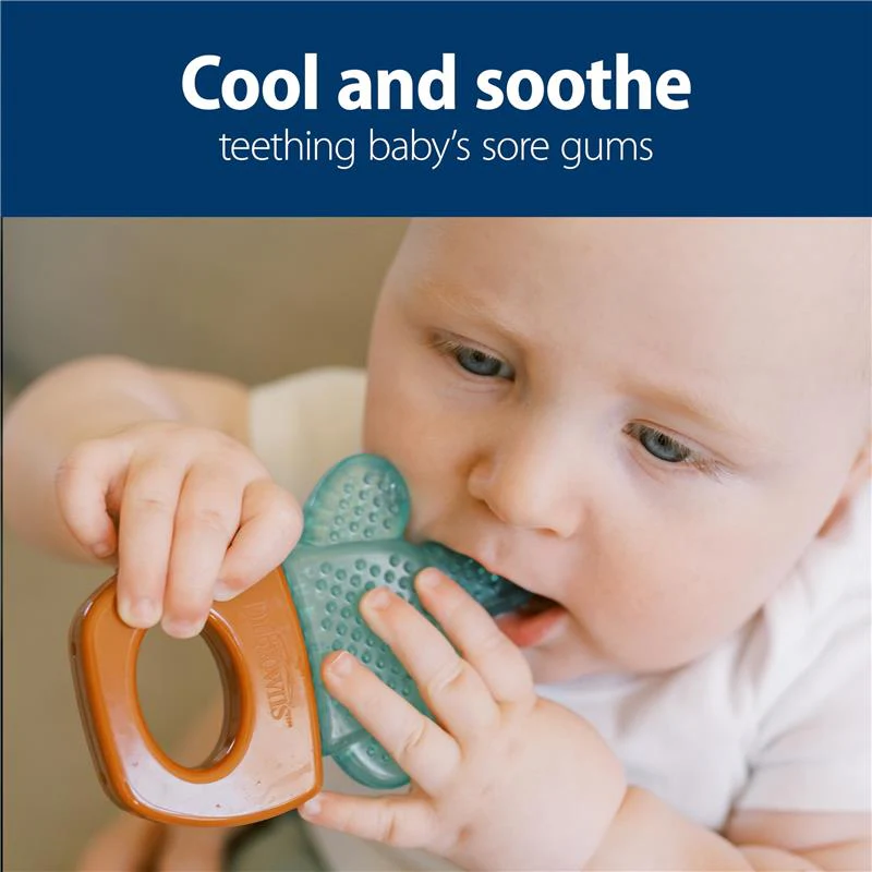 Dr. Brown's 2Pk AquaCool Water-Filled Teether, Green Cactus, BPA Free, 3M+ - Image 2