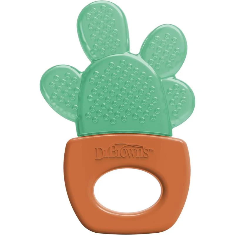 Dr. Brown's 2Pk AquaCool Water-Filled Teether, Green Cactus, BPA Free, 3M+ - Image 9