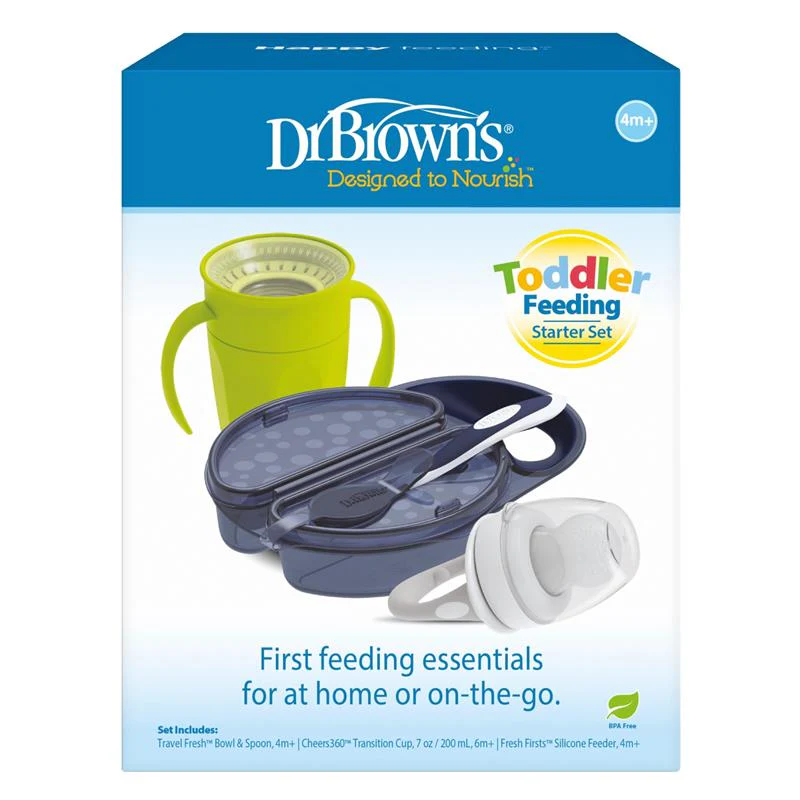 Dr. Brown's 4Pk Toddler Feeding Starter Set, 6M+ - Image 2
