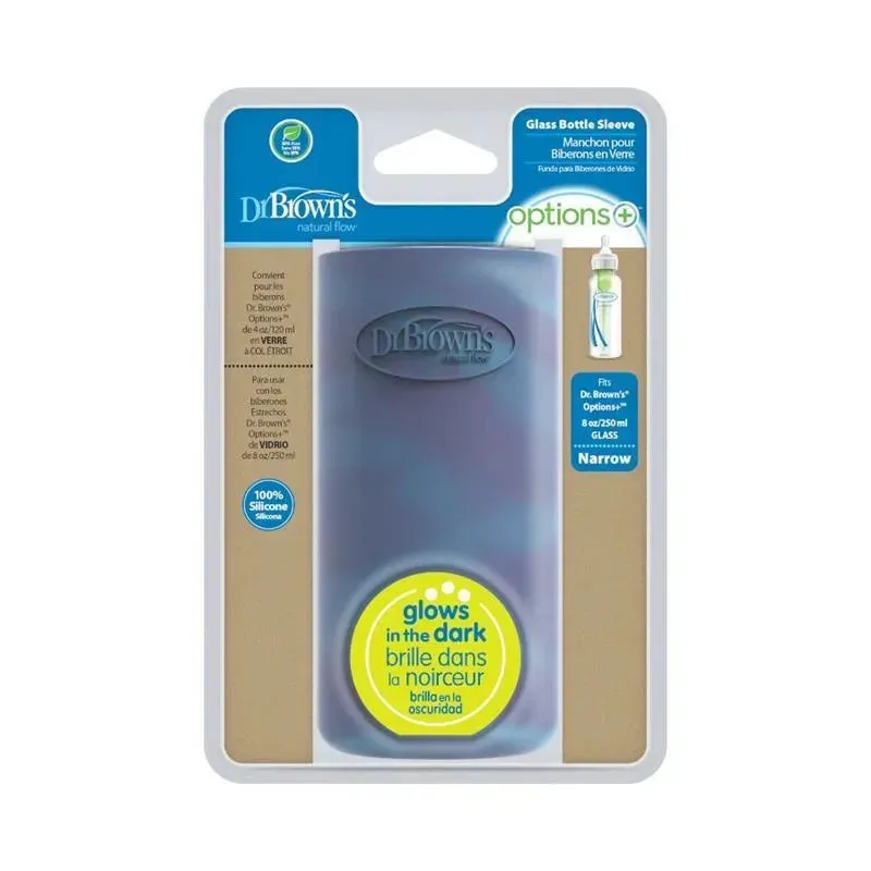 Dr. Brown's - 8 Oz/ 250 Ml Narrow Glass Bottle Sleeve, Glow-In-The-Dark