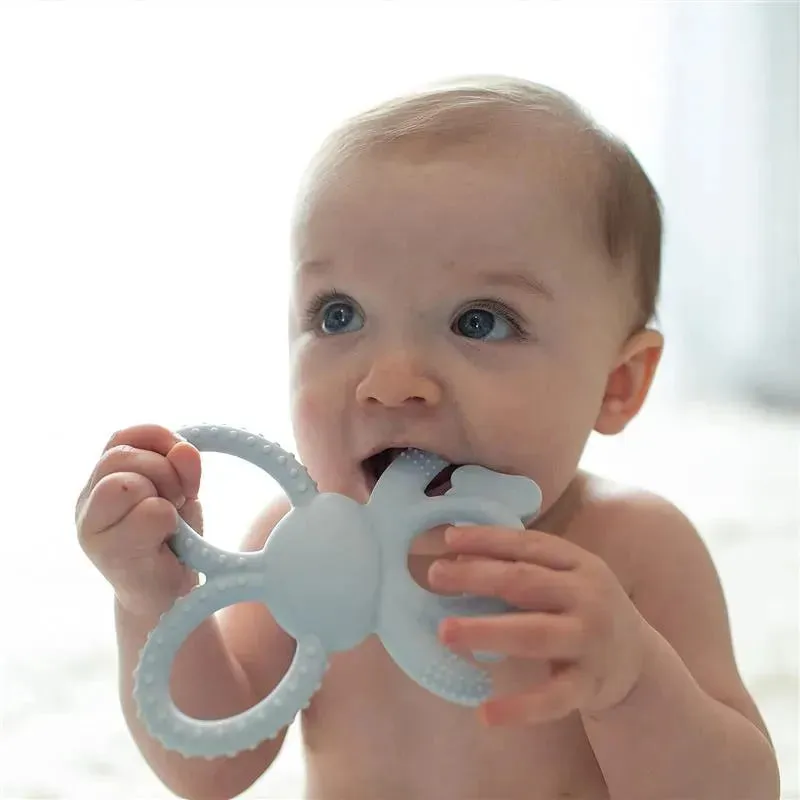 Dr. Brown's - Flexees Bunny Silicone Teether, Blue - Image 3