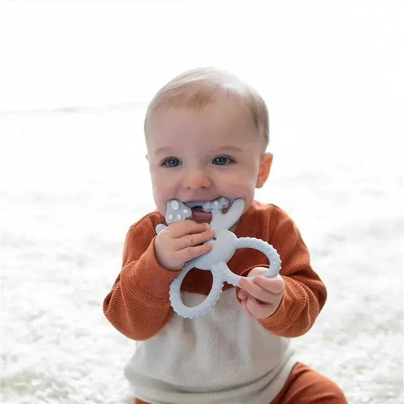Dr. Brown's - Flexees Bunny Silicone Teether, Blue - Image 5