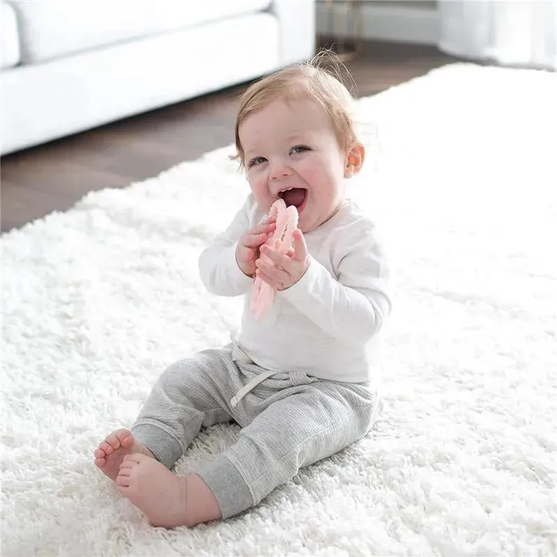 Dr. Brown's - Flexees Bunny Silicone Teether, Pink - Image 5