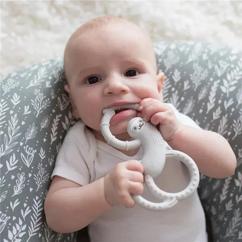 Dr. Brown's - Flexees Sloth Silicone Teether, Gray - Image 4