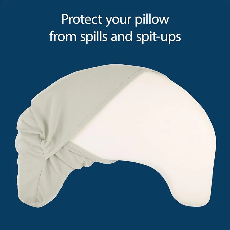 Dr. Brown's Lap Support Pillow Cover, Light Gray - Image 6