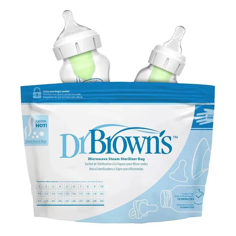 Dr. Browns - 5Pk Microwave Steam Sterilizer Bags for Baby Bottles - Image 4