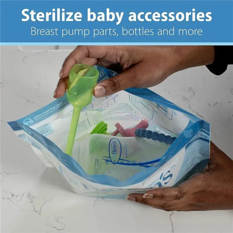 Dr. Browns - 5Pk Microwave Steam Sterilizer Bags for Baby Bottles - Image 9