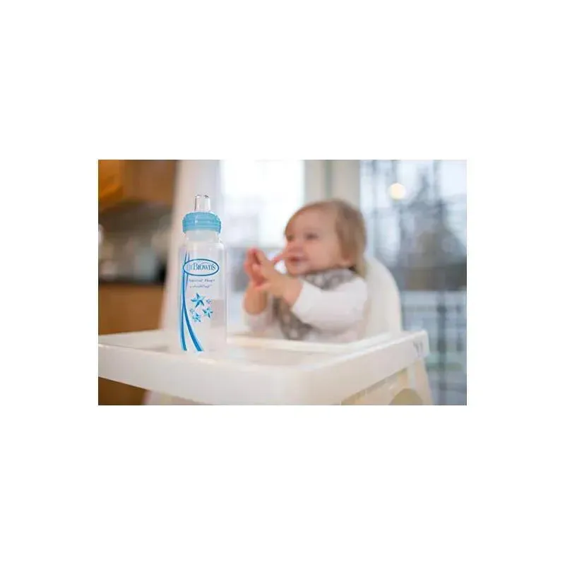 Dr. Brown's - 1Pk Natural Flow Anti-Colic Options+ Narrow Sippy Bottle Starter Kit, 8Oz - Image 4