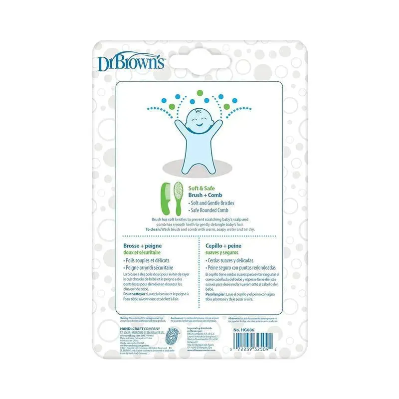 Dr. Brown's - Soft and Safe Brush + Comb - Image 2