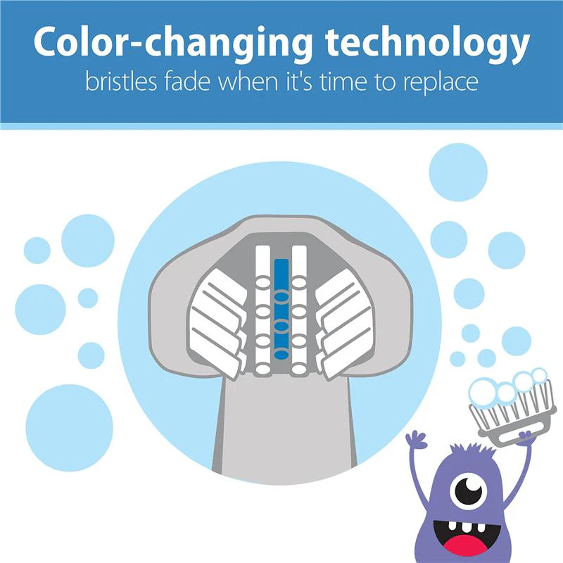 Dr. Brown's ToothScrubber Toothbrush, Purple - Image 3