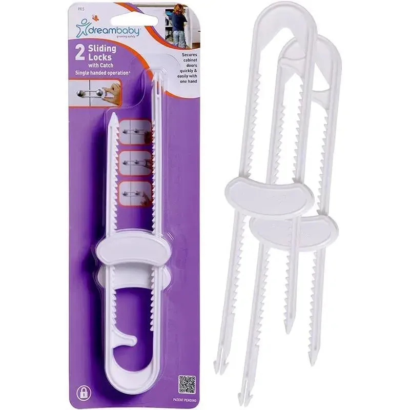 Dreambaby - 2Pk Sliding Cabinet Handle Door Lock - Image 4