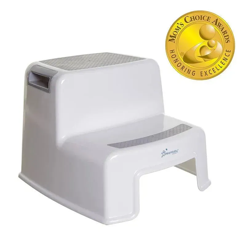 Dreambaby - 2-Up Step Stool, Grey/White - Image 3