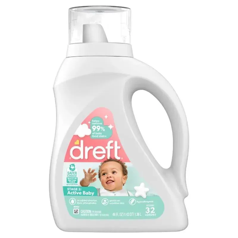 Dreft - Newborn Baby Liquid Laundry Detergent - 32 Loads