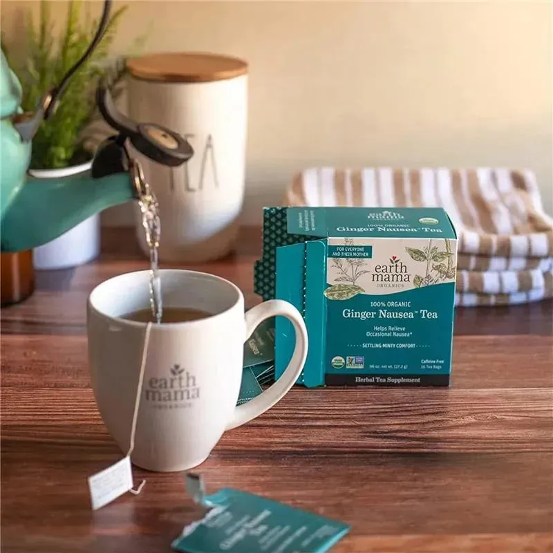 Earth Mama - Organic Ginger Nausea Tea - Image 4