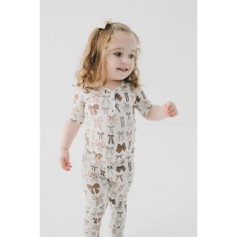Ellie Sue - 2Pk Baby Bows Pajama Set - Image 3