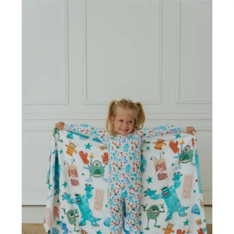 Ellie Sue - Baby Monsters Bamboo Pajama Set