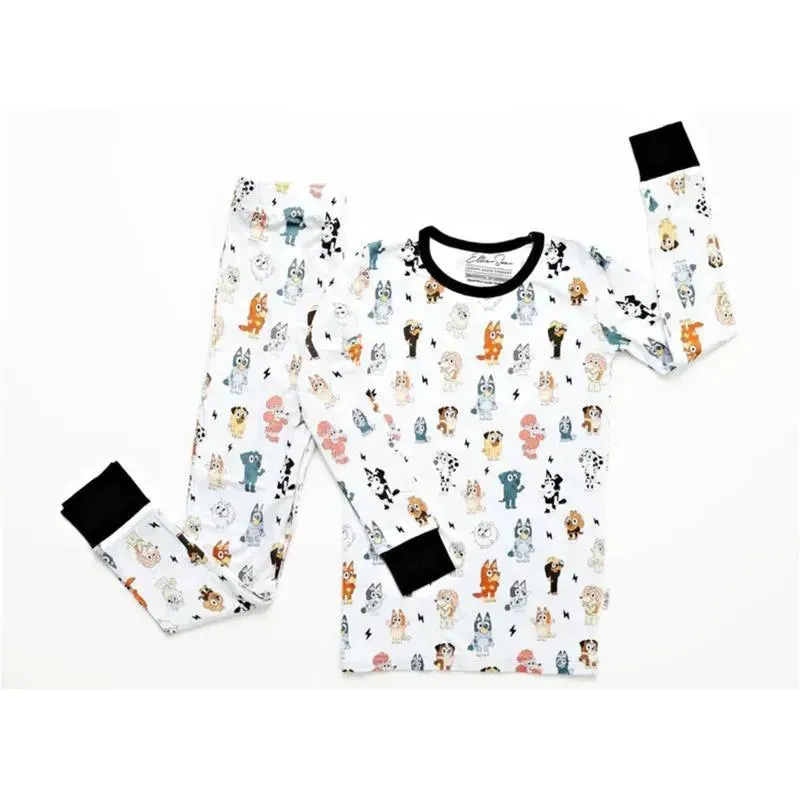 Ellie Sue - Blue Dog & Friends Bamboo Pajamas