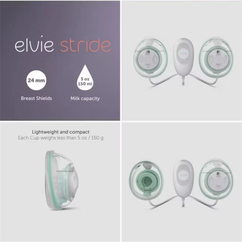 Elvie - Stride Hands Free Double Electric Breast Pump - Image 4
