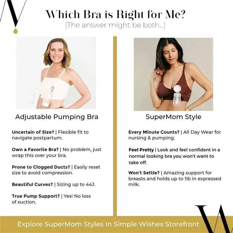 Emerson Healthcare - Simple Wishes L and L+, Hands-Free Breast Pump Bra - Image 5
