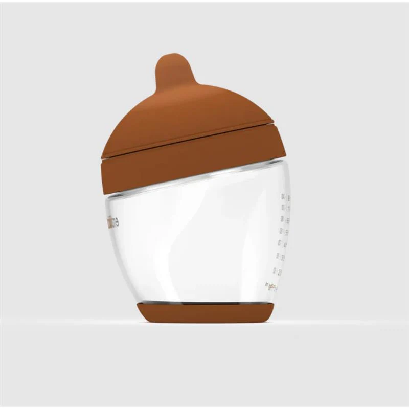 Emulait - Glass Classic Bottle Nipple Color Deep, Nipple Shape 3