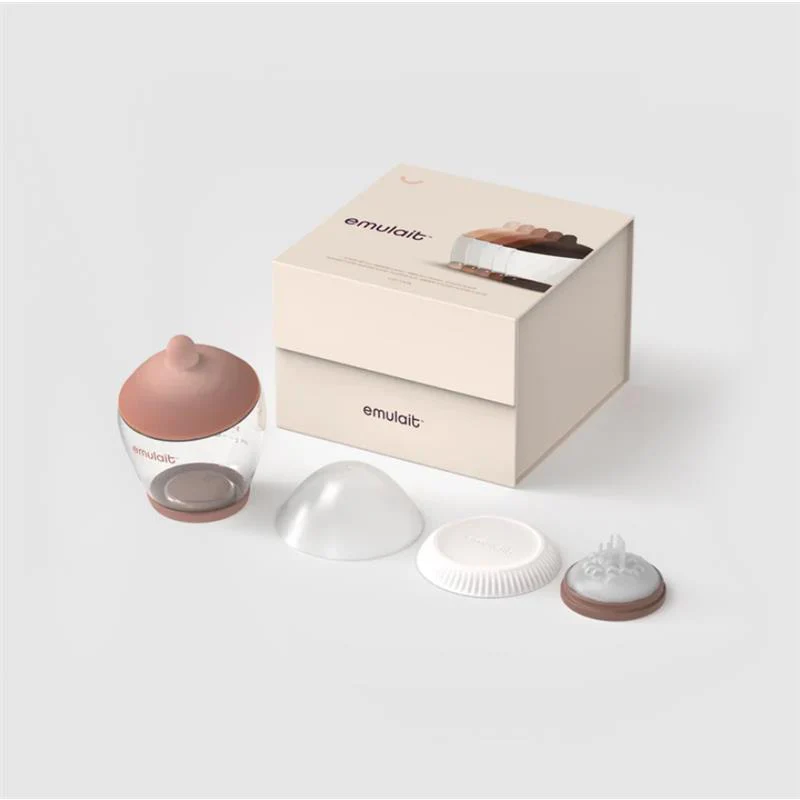 Emulait - The Classic Bottle Nipple Color Medium, Nipple Shape 4 - Image 2
