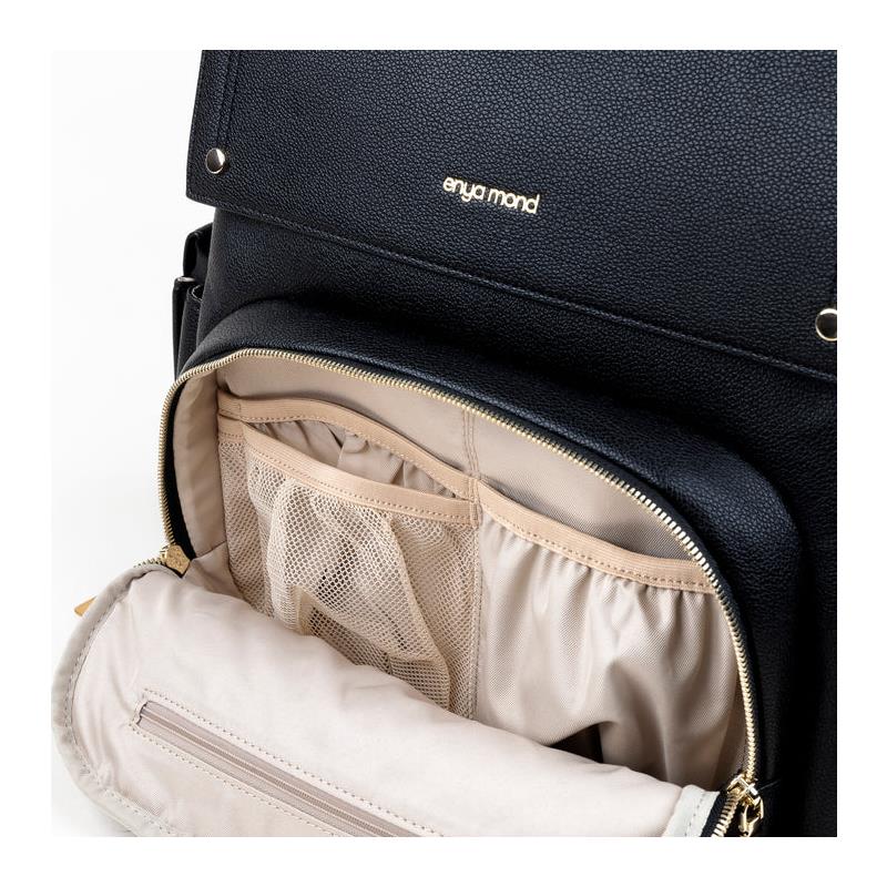 Enya Mond - Luna Diaper Bag, Onyx - Image 7