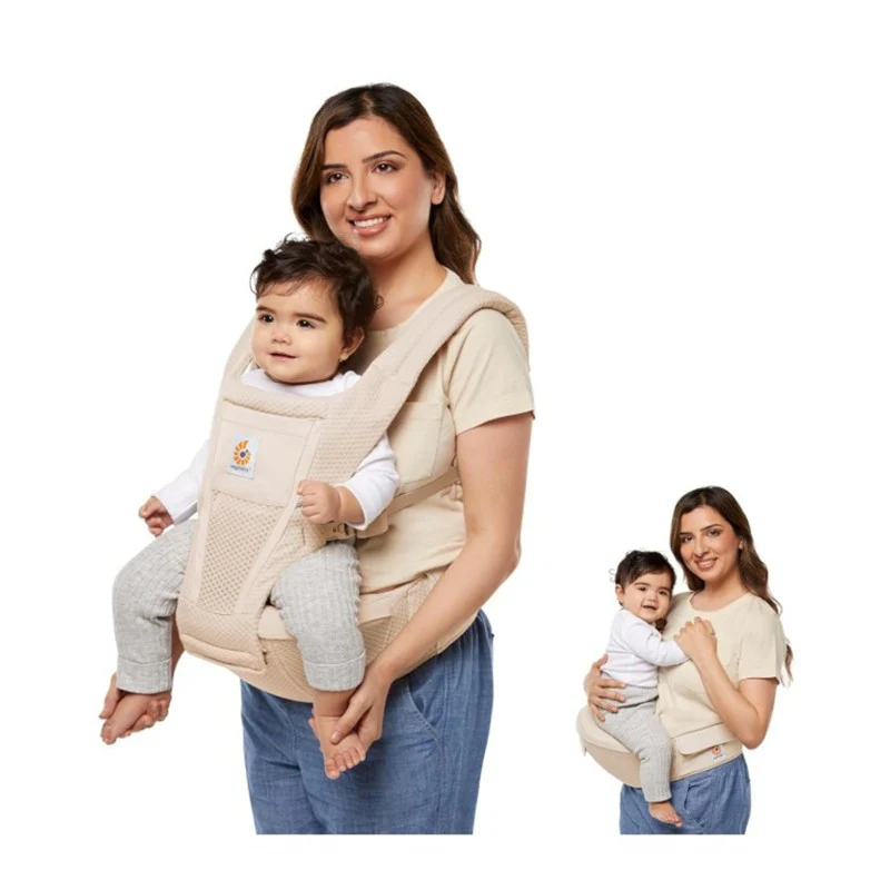 Ergobaby Alta Hip Seat Baby Carrier for Babies & Toddlers, Natural Beige