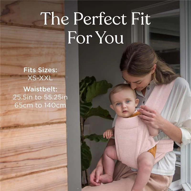Ergobaby Embrace Newborn Baby Carrier, Blush Pink - Image 7