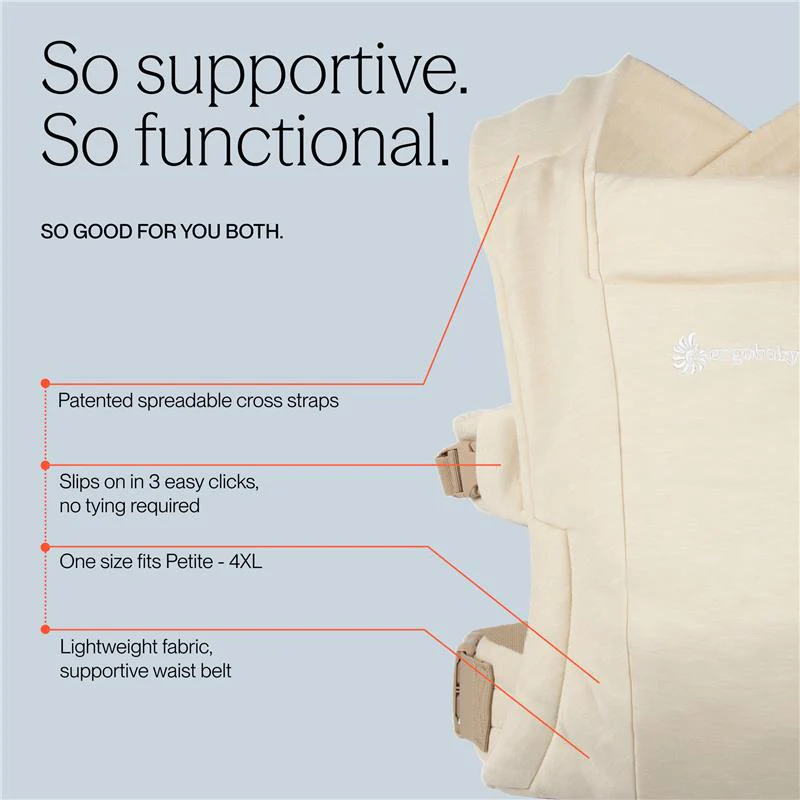 Ergobaby - Embrace Baby Carrier, Cream - Image 3