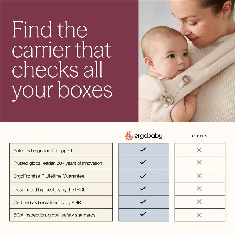 Ergobaby - Embrace Baby Carrier, Pure Black - Image 6