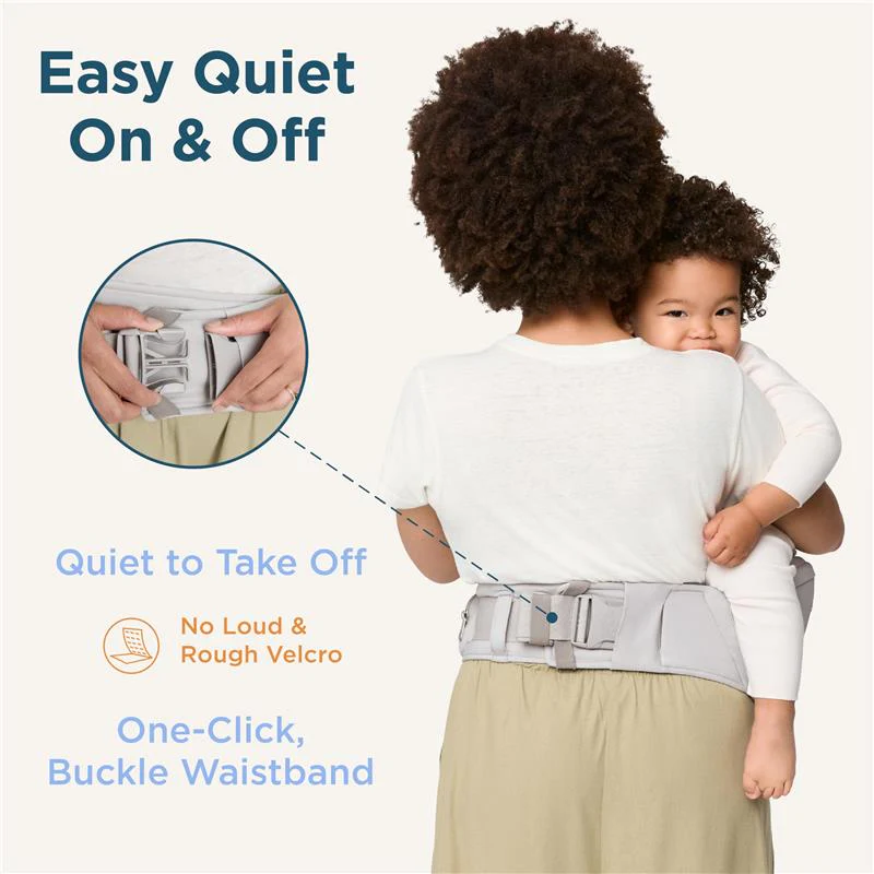 Ergobaby Lift Hip Seat Baby Carrier, Pearl Grey - Image 5