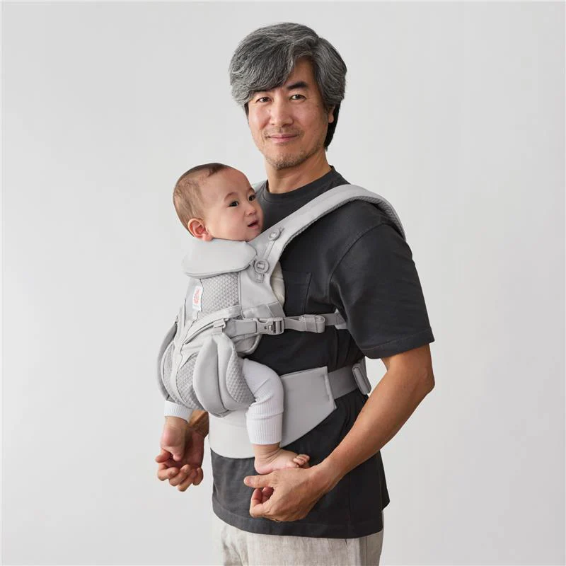 Ergobaby - Omni 360 Baby Carrier Cool Air Mesh, Pearl Grey - Image 5