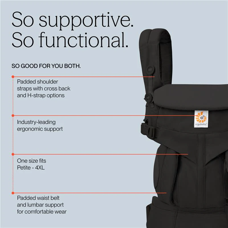 Ergobaby - Omni 360 Baby Carrier, Pure Black - Image 3
