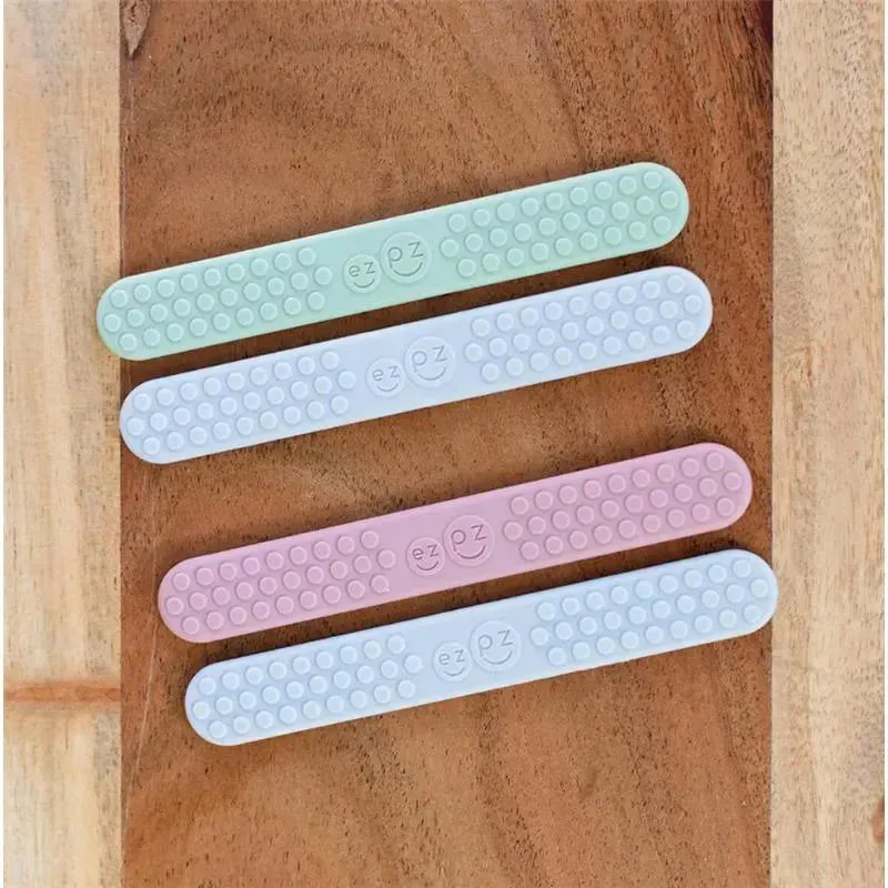 Ezpz - Baby-Led™ Toothbrush + Sensory Tongue Depressor Dual Pack, Blush - Image 8