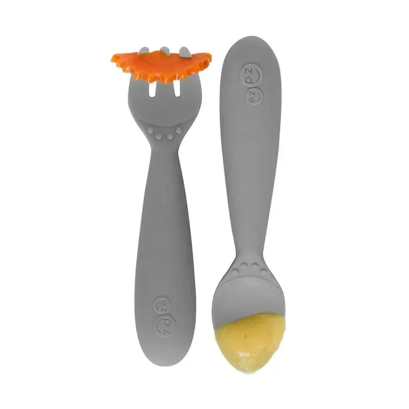 Ezpz - Mini Utensils, Pewter - Image 3