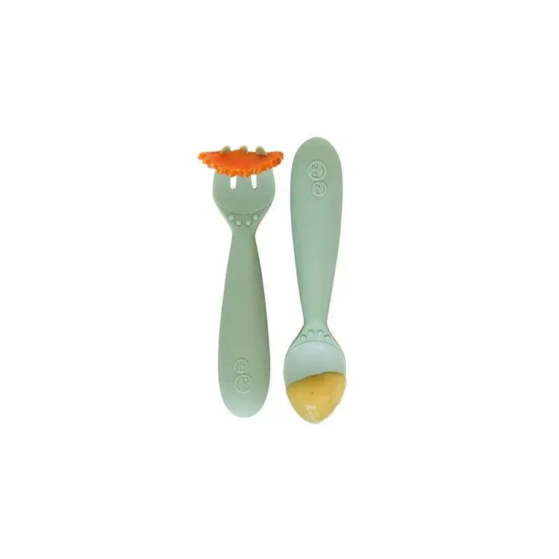 Ezpz - Mini Utensils, Sage - Image 3