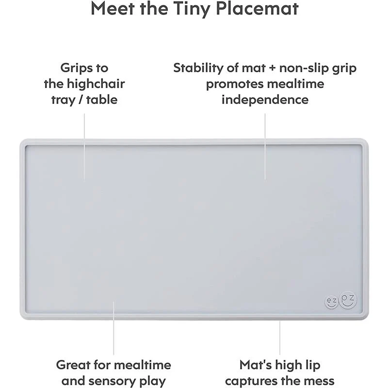 Ezpz - Tiny Placemat, Pewter - Image 6