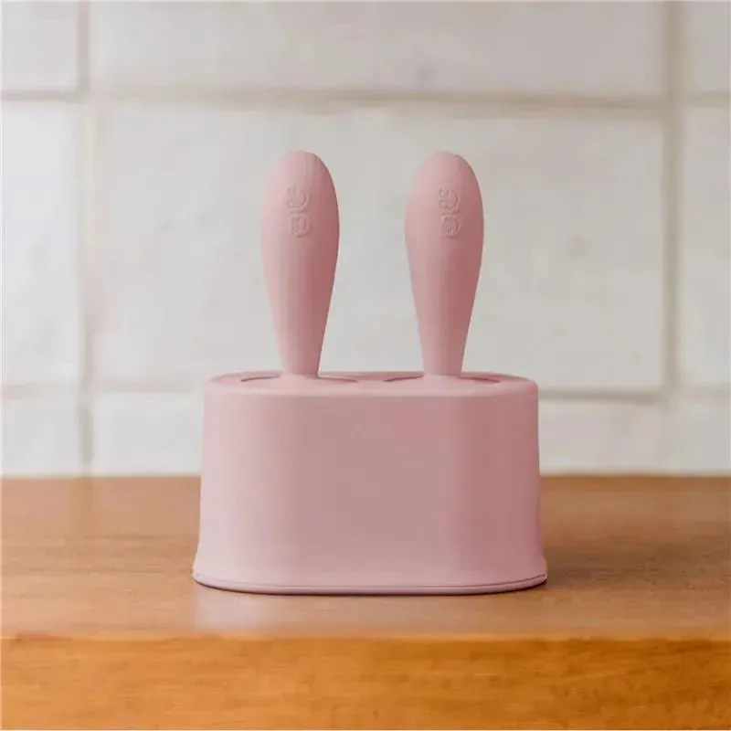 Ezpz - Tiny Popsicle Mold Set with Wands, Pink Blush - Image 7