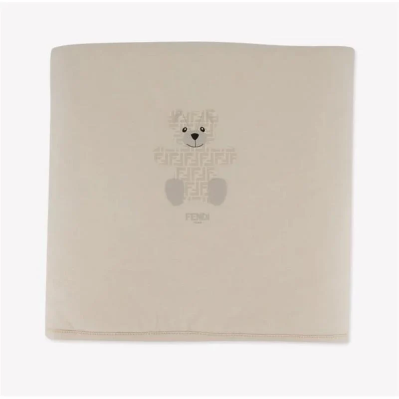 Fendi Baby - Blanket With Bear Graphic