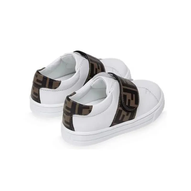 Fendi Baby - Ff Detailed Velcro Sneaker, Size 23 - Image 2