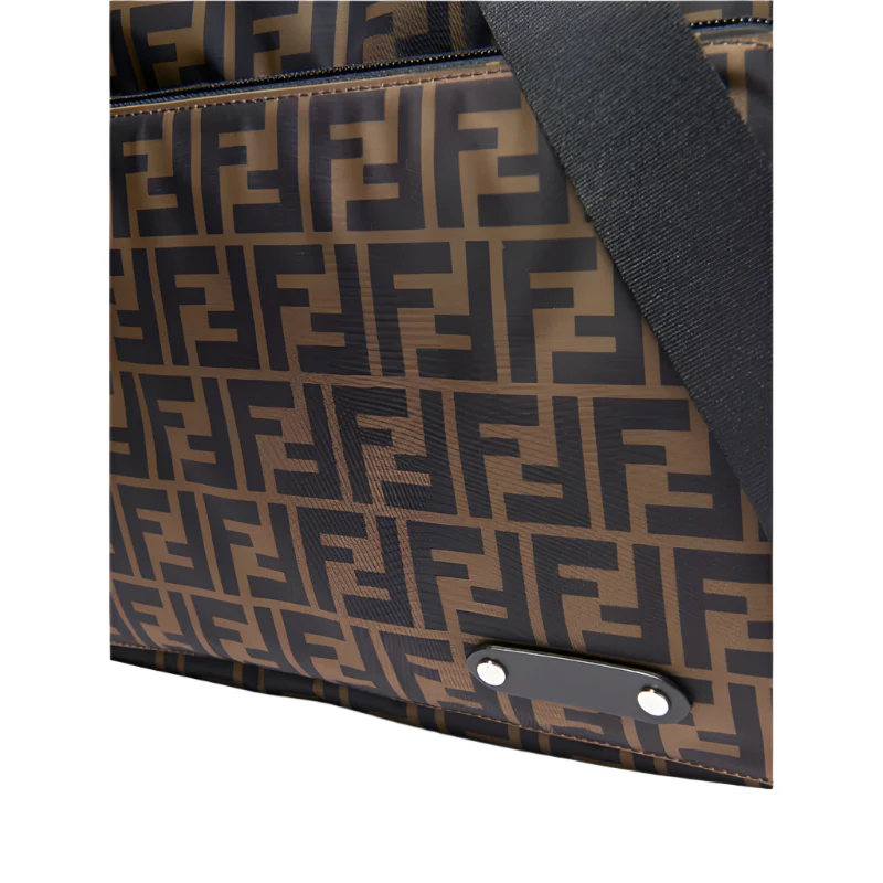 Fendi Baby - Baby FF Logo Changing Bag in Brown - Image 4