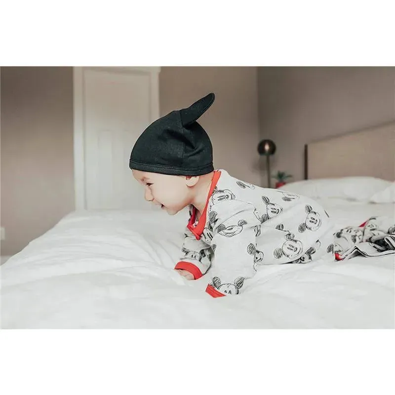 Finn + Emma Footie & Hat Mickey, Grey/Red/Black - Image 3