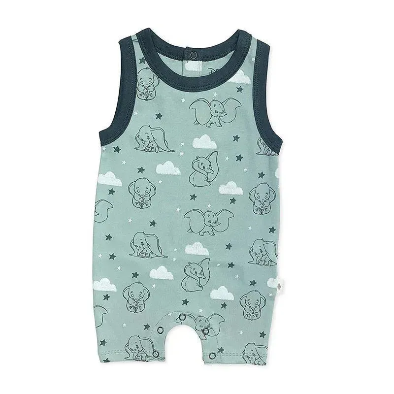 Finn + Emma Romper Boy Dumbo, Green