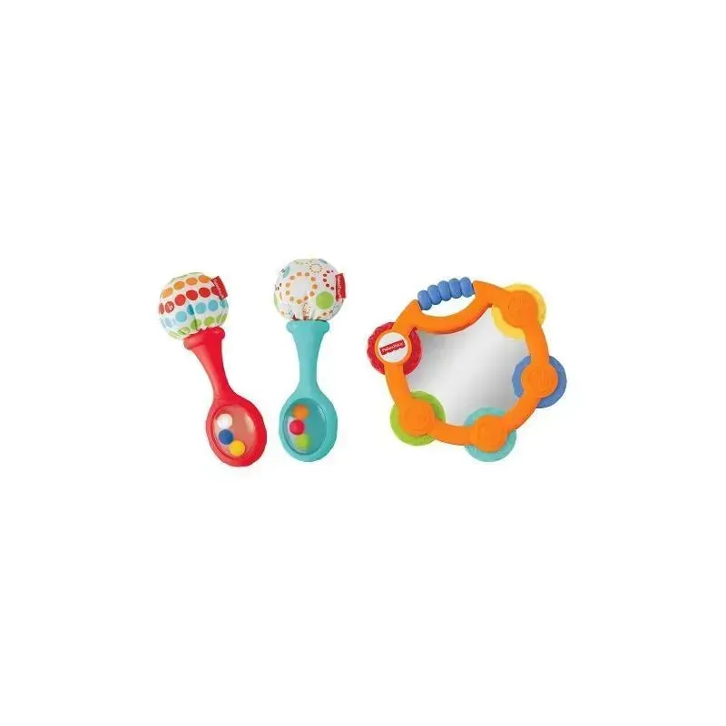 Fisher Price - 3 PieceTambourine & Maracas Gift Set