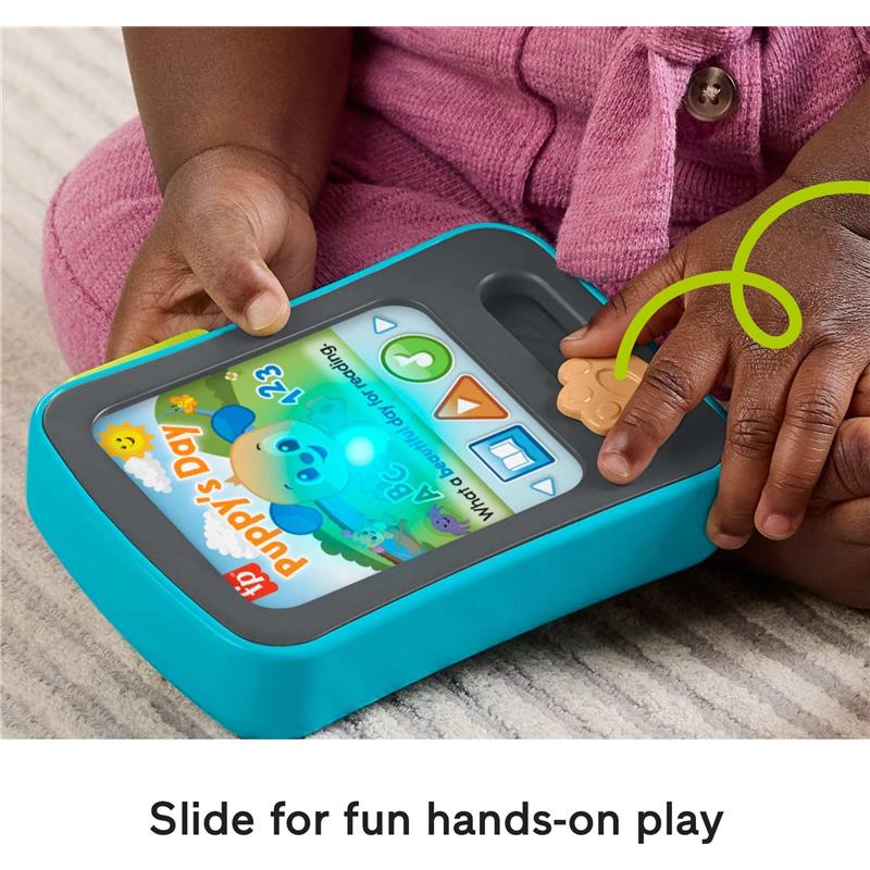 Fisher Price - Baby Learning Toy Laugh & Learn Puppy’s Storytime Reader Pretend Tablet - Image 4